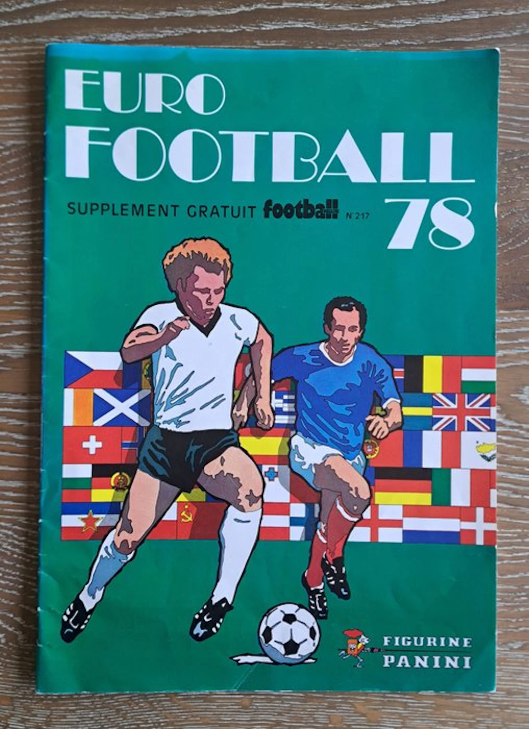 Panini Eurofootball 78 - Green French Football Magazine...