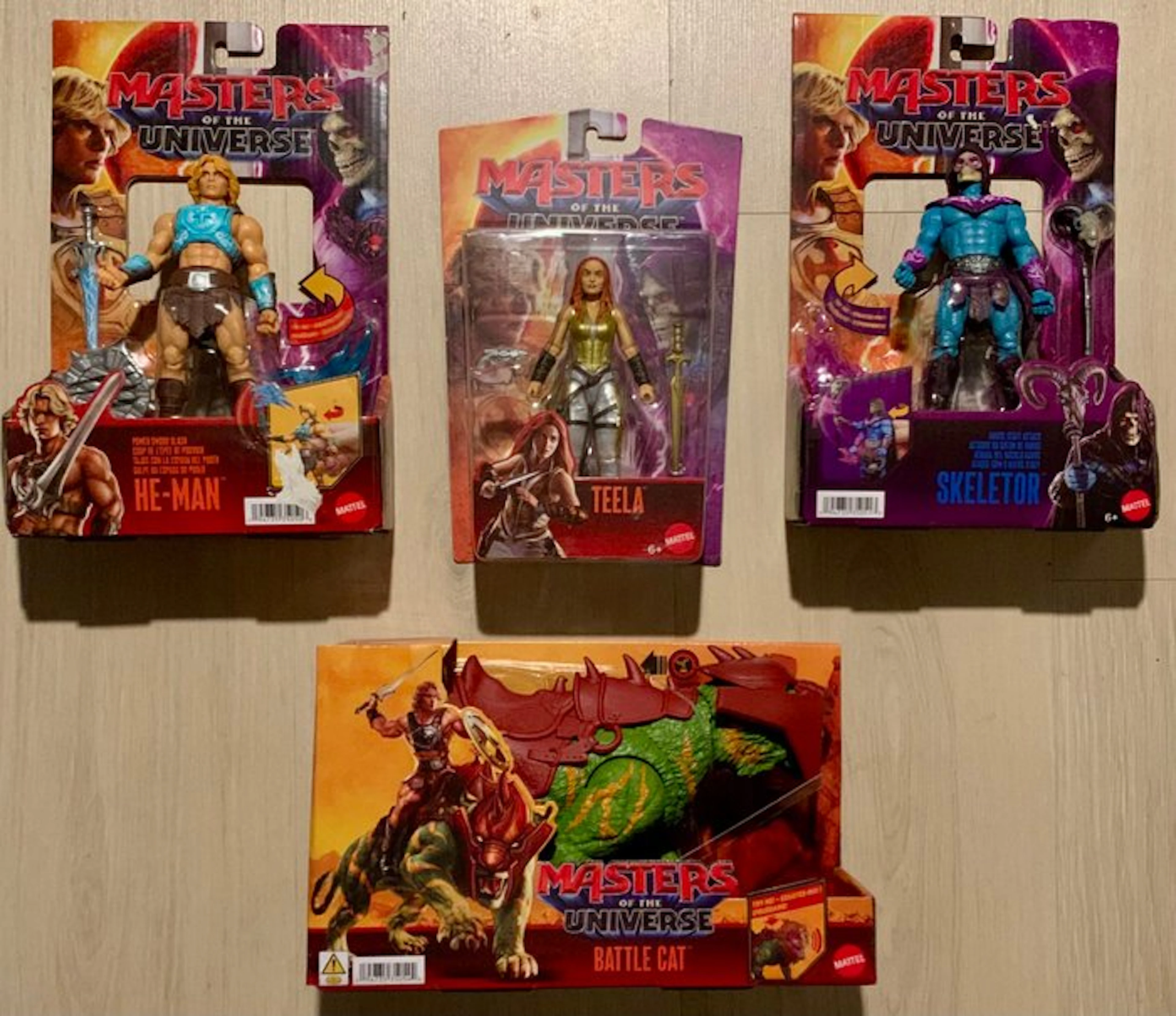 Mattel - Action figure 4x Masters of the Universe [Teela