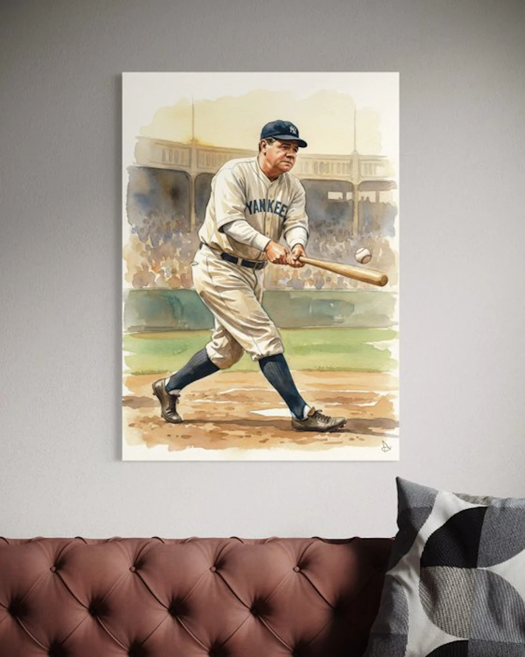New York Yankees - Babe Ruth - New York Yankees MLB Icon...