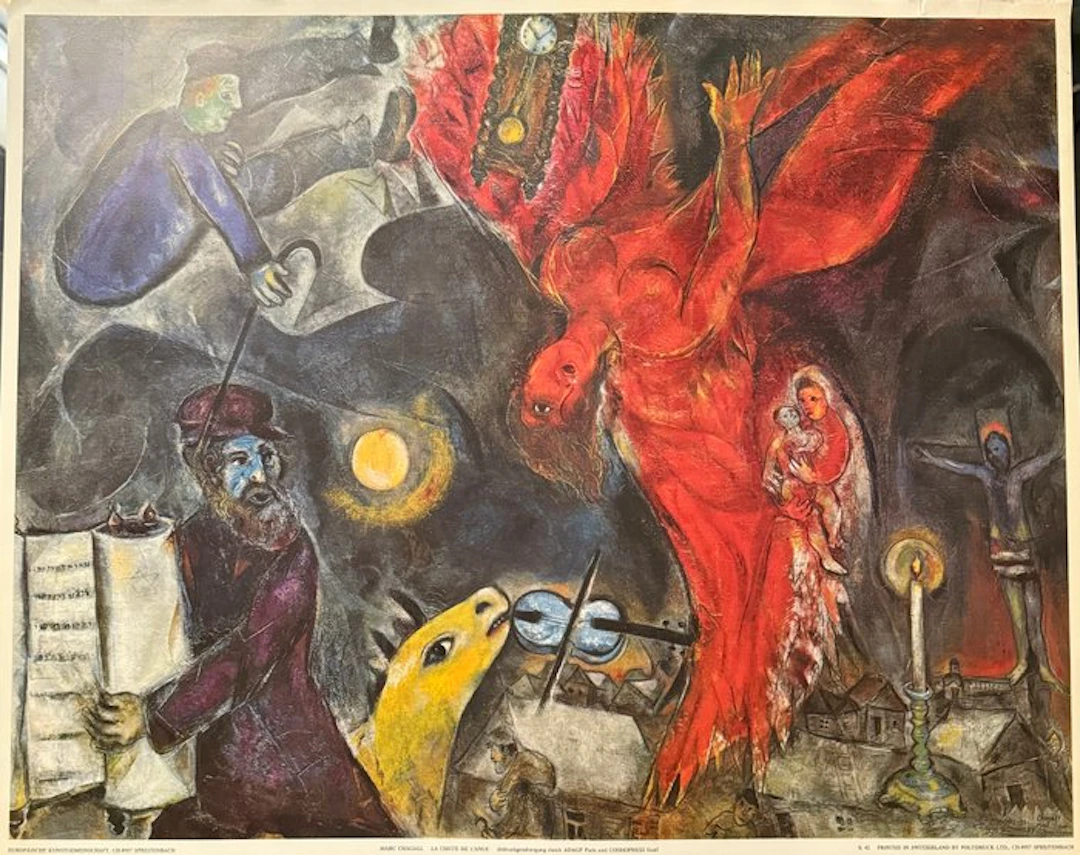 Marc Chagall (1887-1985) - La chute de l'ange
