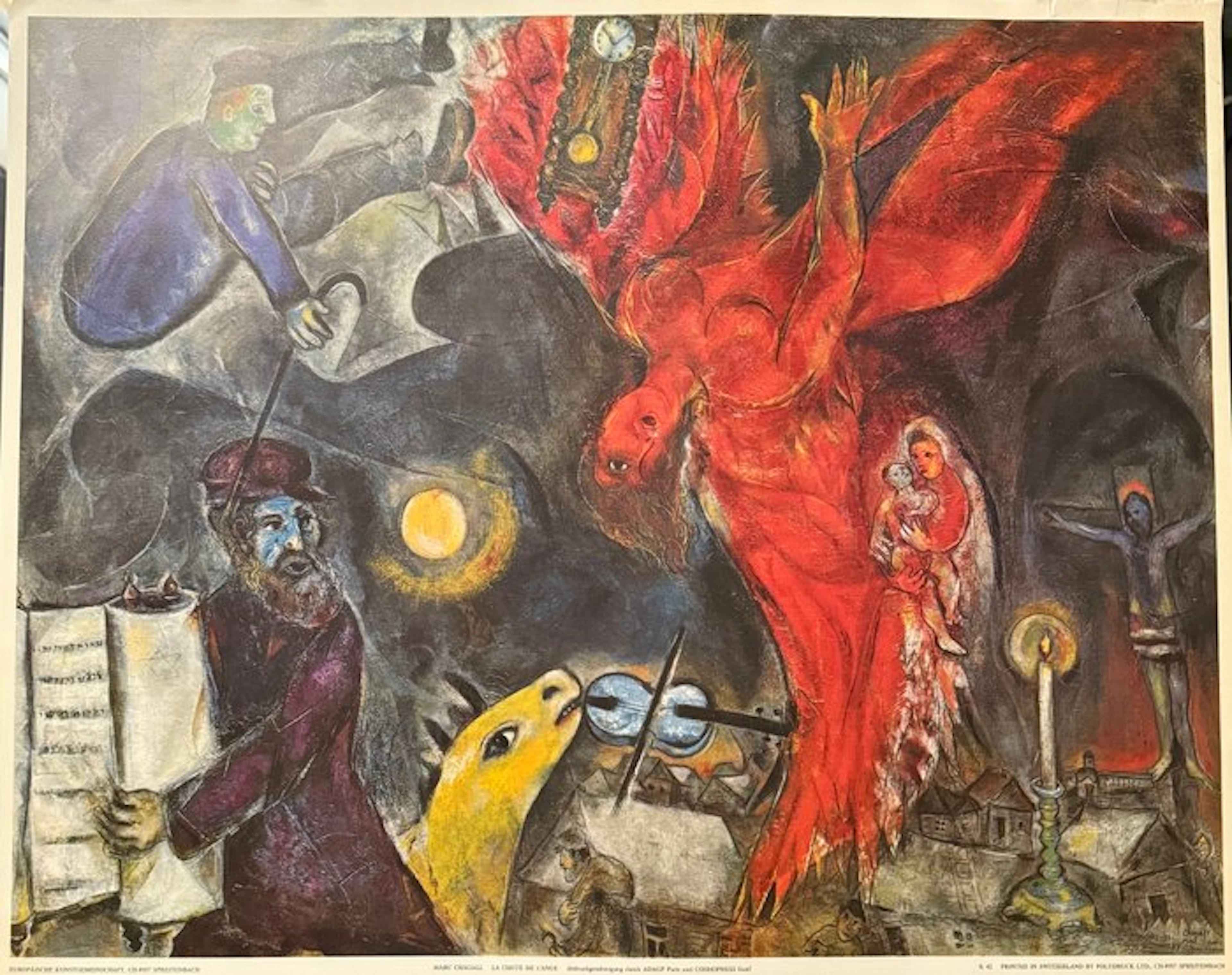 Marc Chagall (1887-1985) - La chute de l'ange