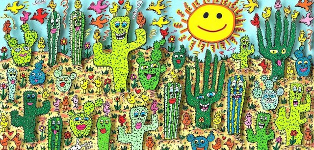 James Rizzi (1950-2011) - Desert Life