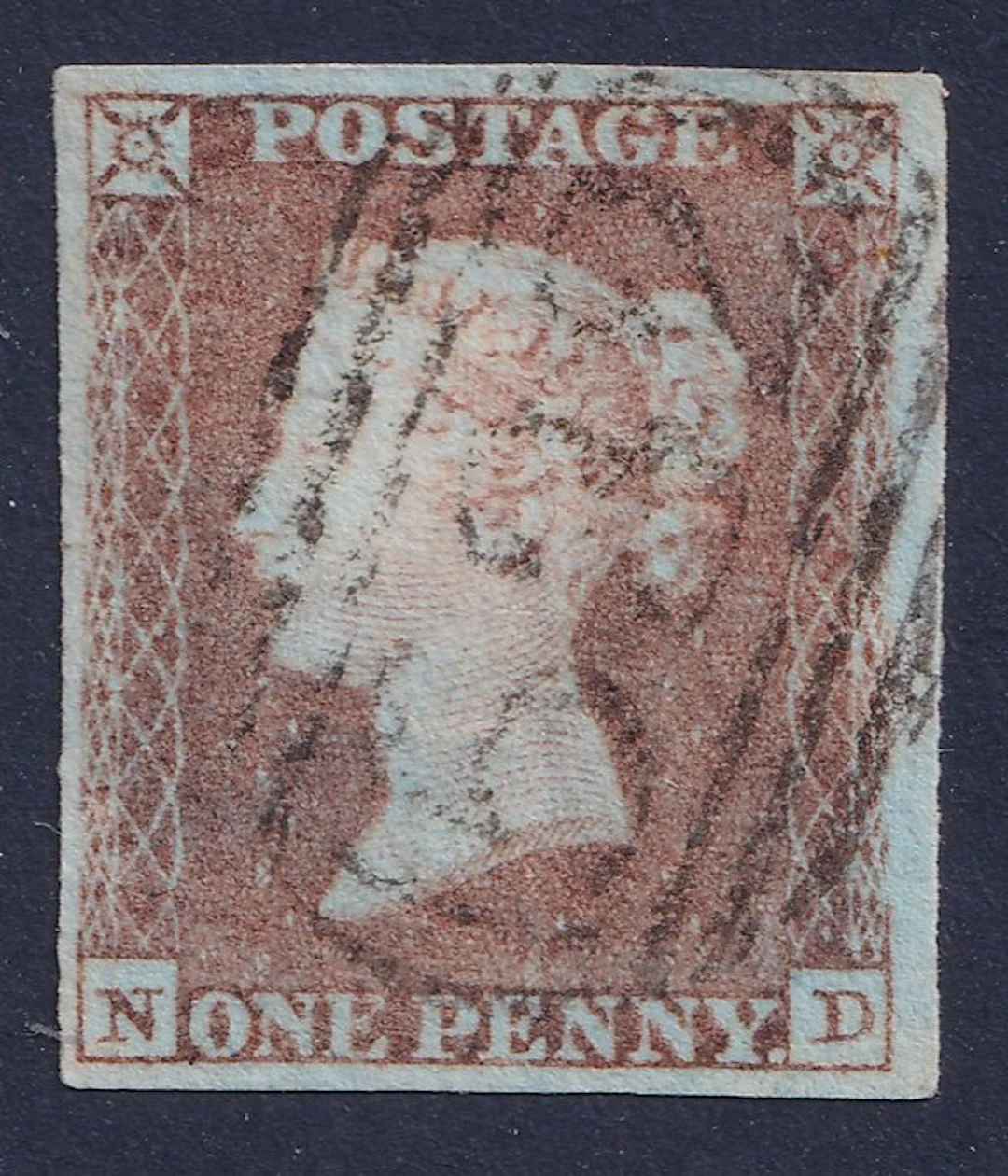 Great Britain 1841 - 1d. lake-red, Queen Victoria - SG 11