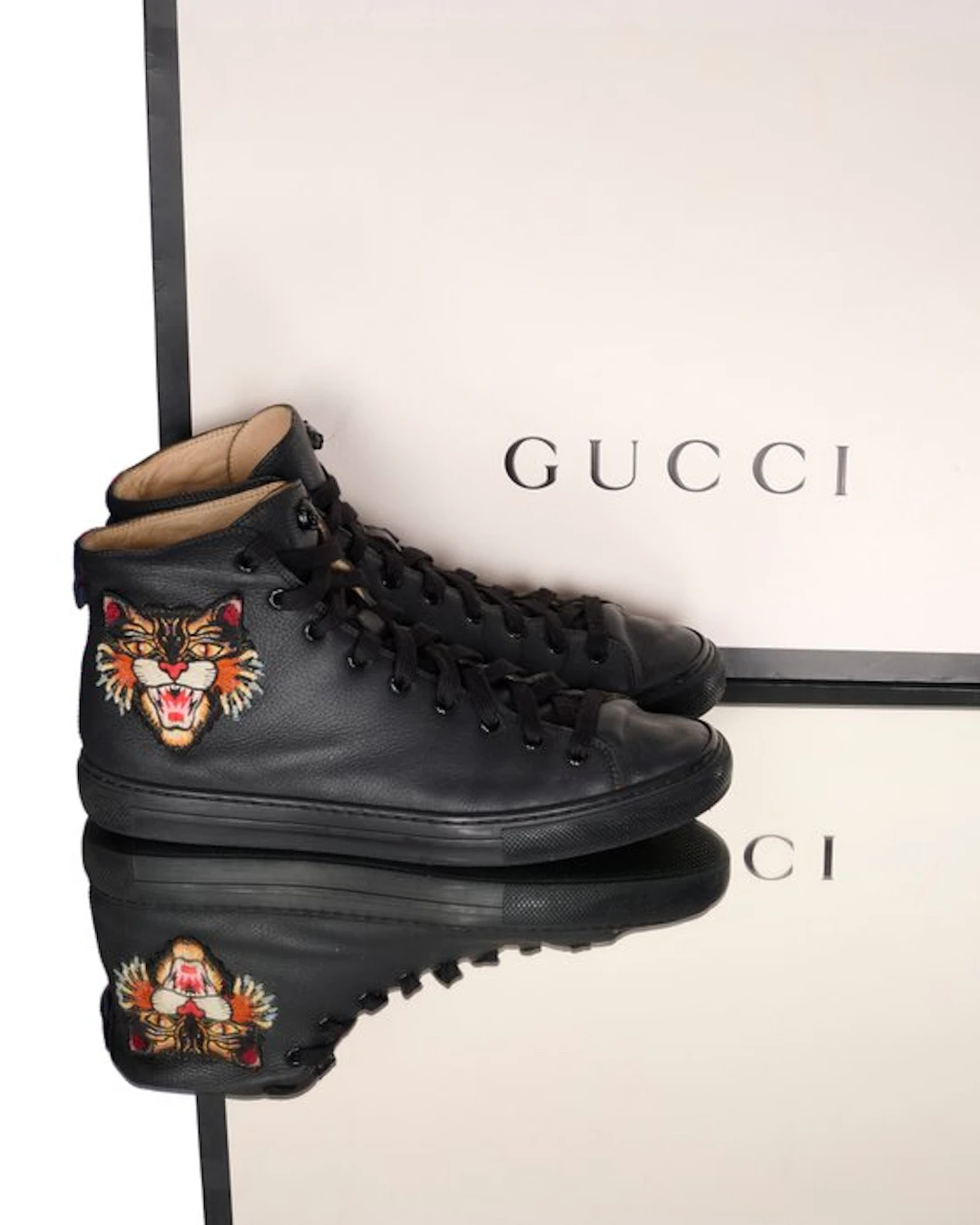 Gucci - Sneaker alte ricamate Tiger & UFO - Sneakers - Size: EU 41.5