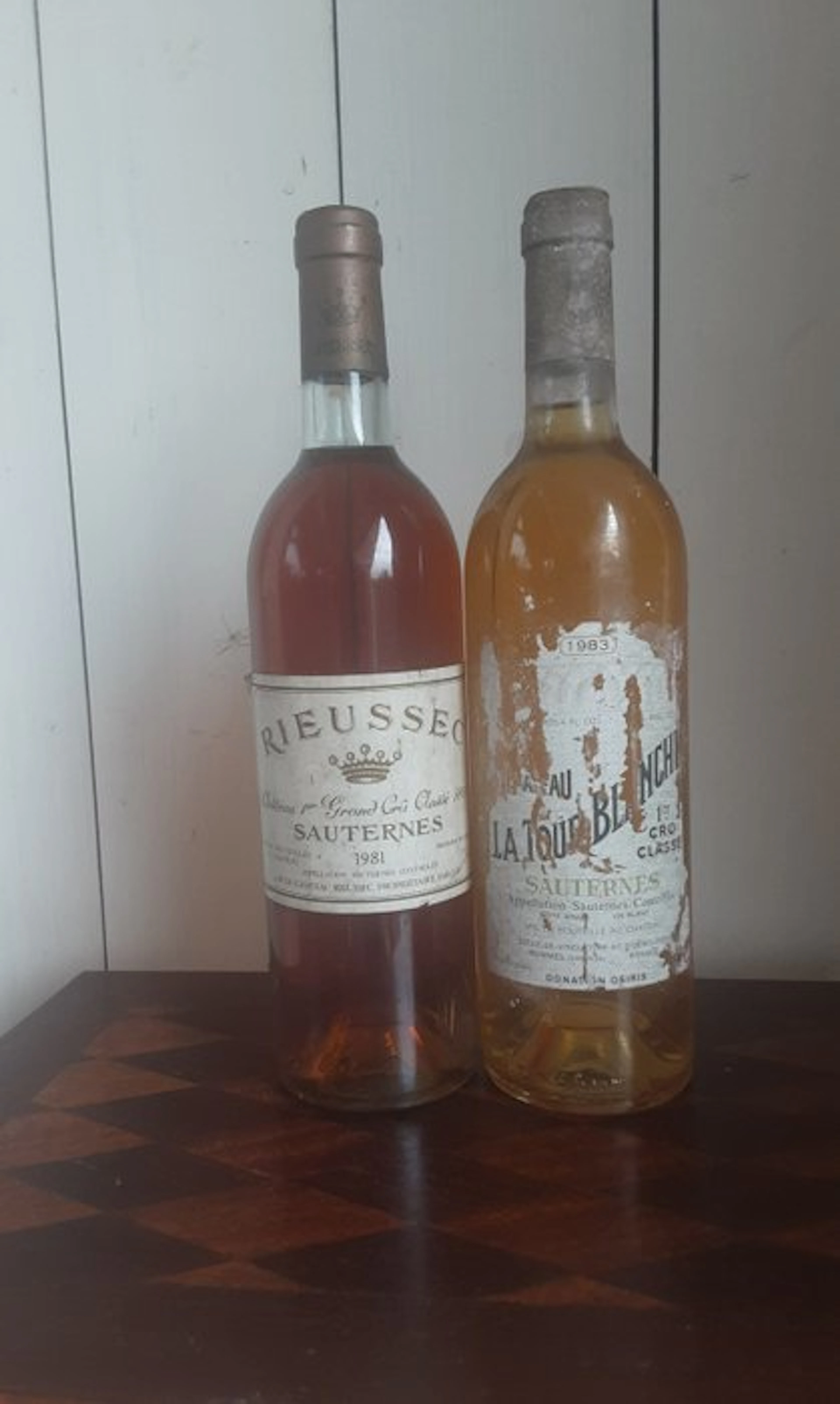 1981 Chateau Rieussec & 1983 Chateau La Tour Blanche...