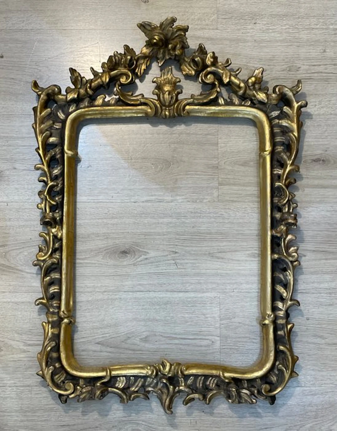 Scuola genovese - Frame - lacquered and gilded wood - Gilded and lacquered.