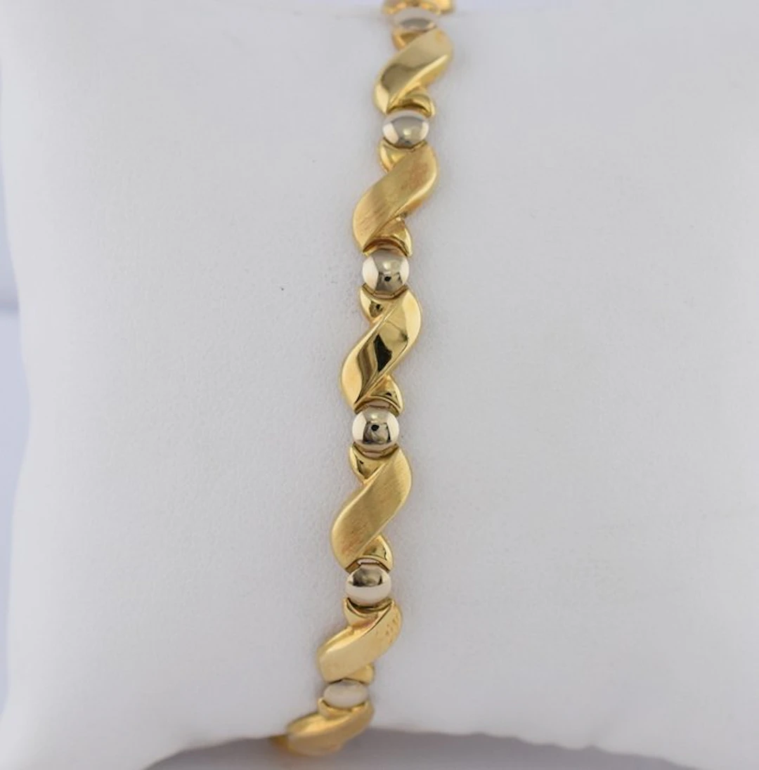 Bracelet - 18 kt. Yellow gold, White gold - 750