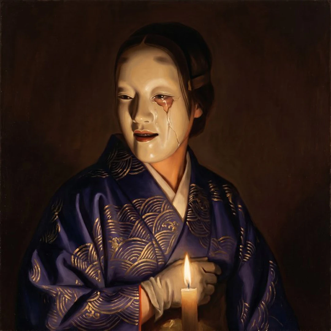 MEDSAN - Cracked Mask by Candlelight (蝋燭と割れた面) - LIMITED EDITION