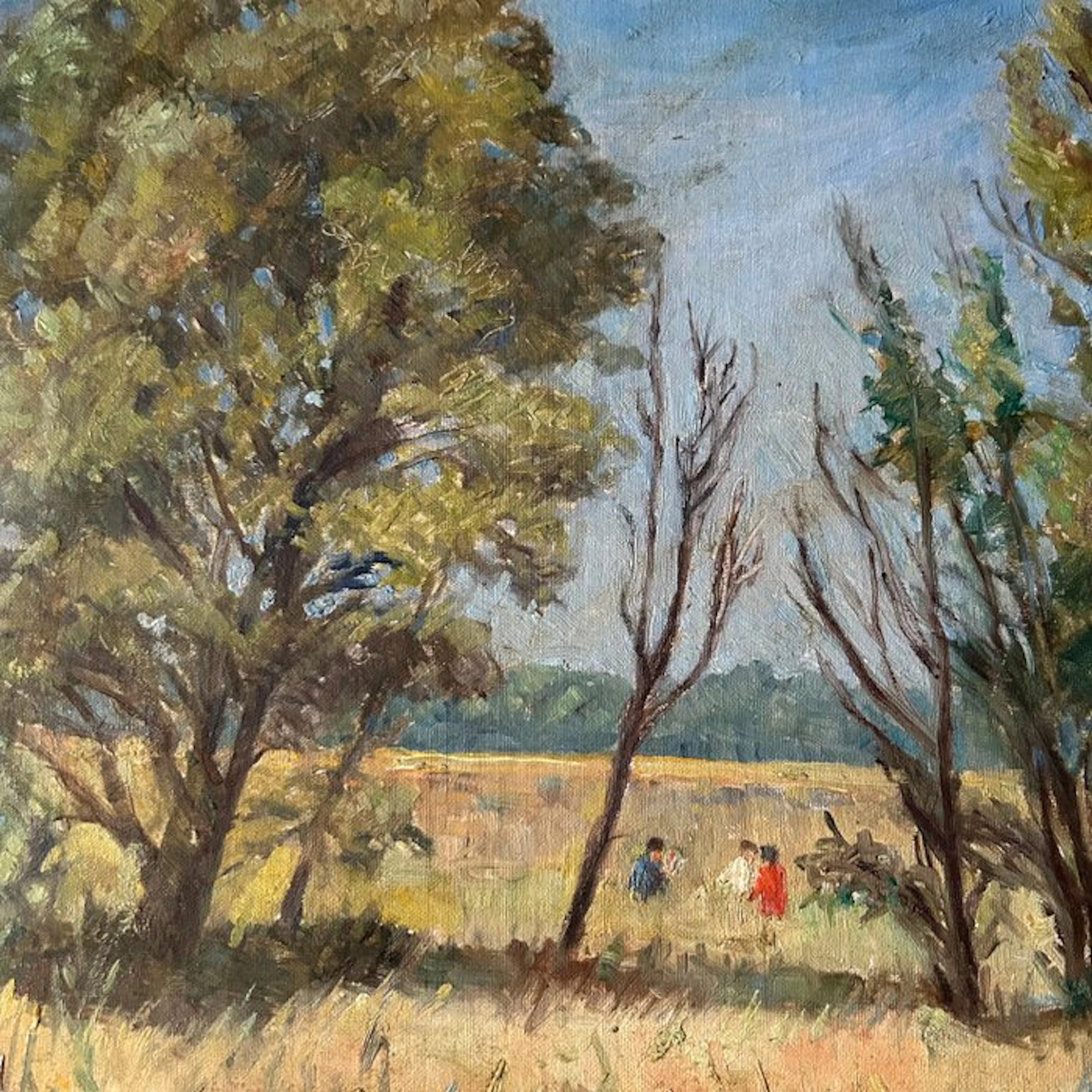 Miron Duda (1893-1950), after - Sommerliche Landschafts- und Genreszene