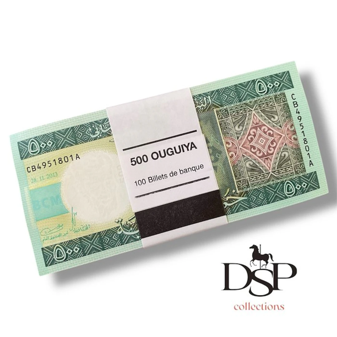 Mauritania. - 100 x 500 Ouguiya - 2013 - Pick 18 (No reserve price)