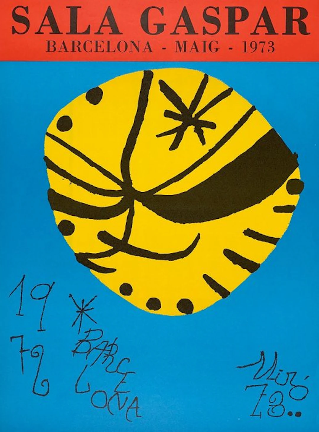 (after), Joan Miró - Sala Gaspar Barcelona - Maig - 1973...