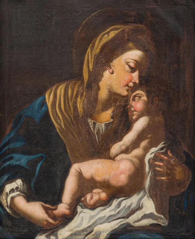 Paolo de Matteis (1662 – 1728), Workshop of - Madonna col Bambino