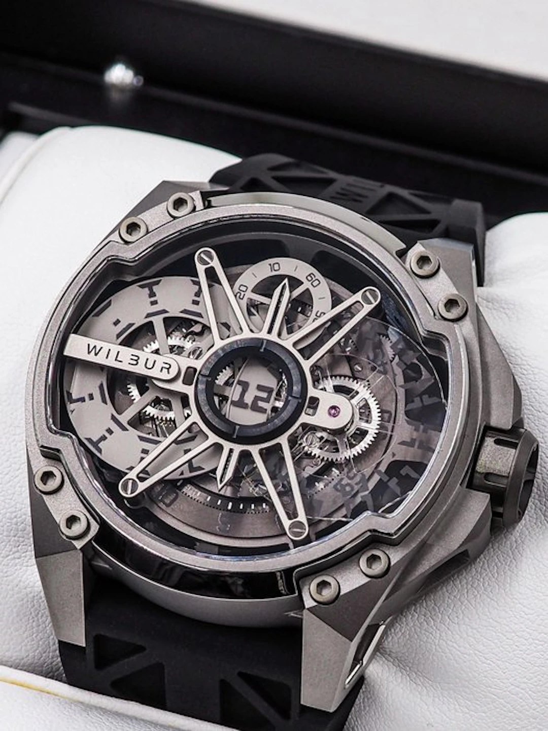 Wilbur - Jump-Hour - Automatic * BRAND NEW * Titanium - Men - 2025