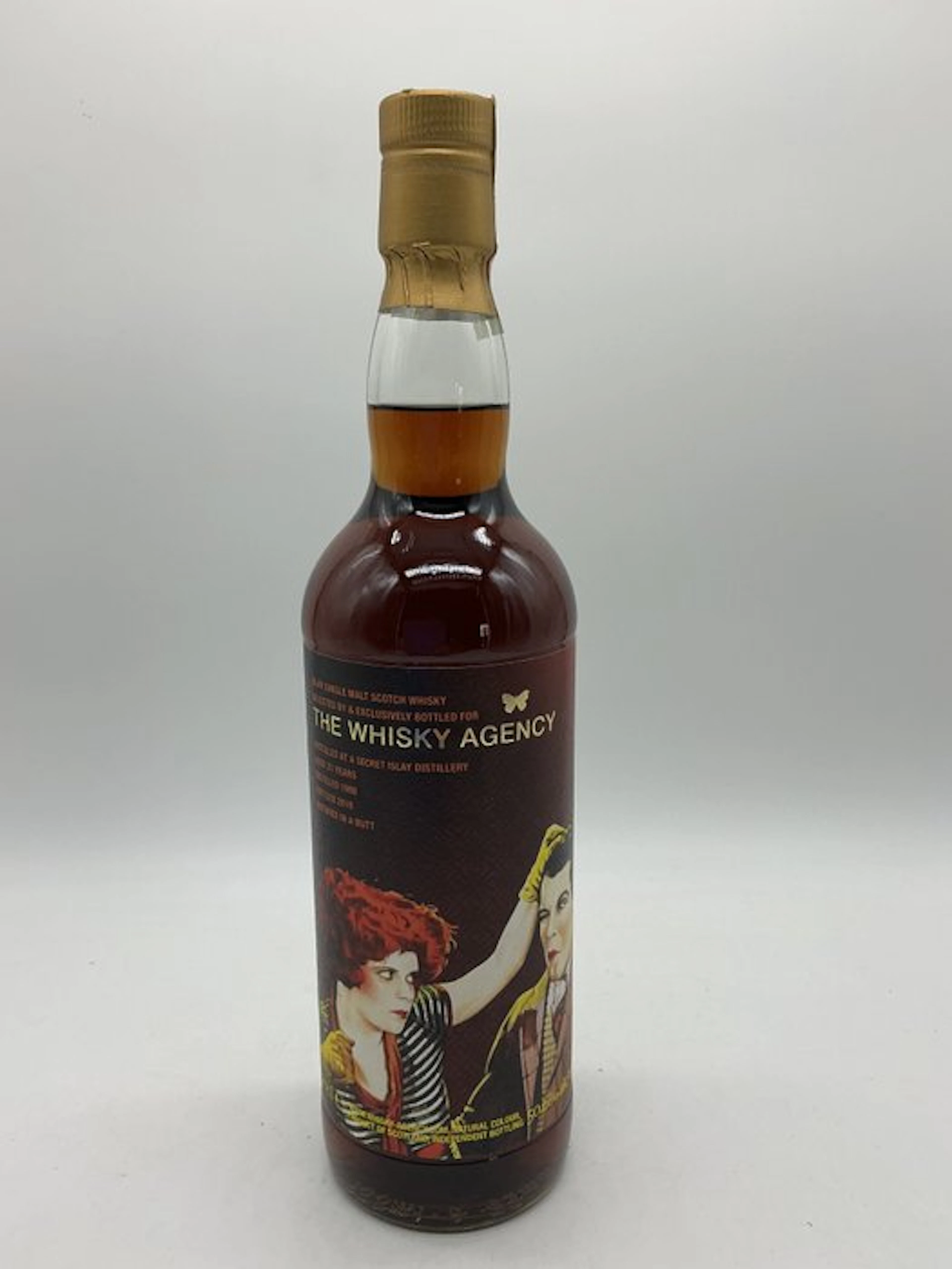 Secret Islay Distillery 1998 21 years old - The Whisky Agency - b. 2019 - 70cl