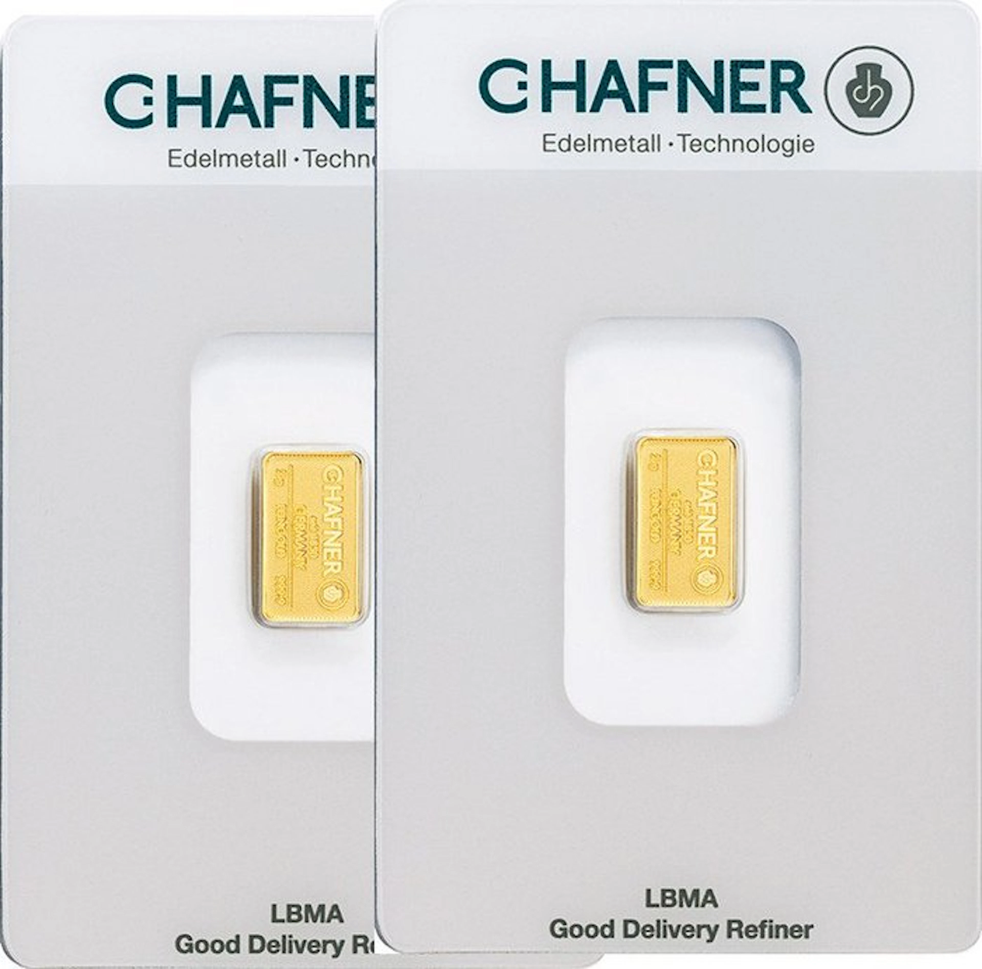 4 grams - Gold .999 - C. Hafner, Germany - Sealed & with certificate