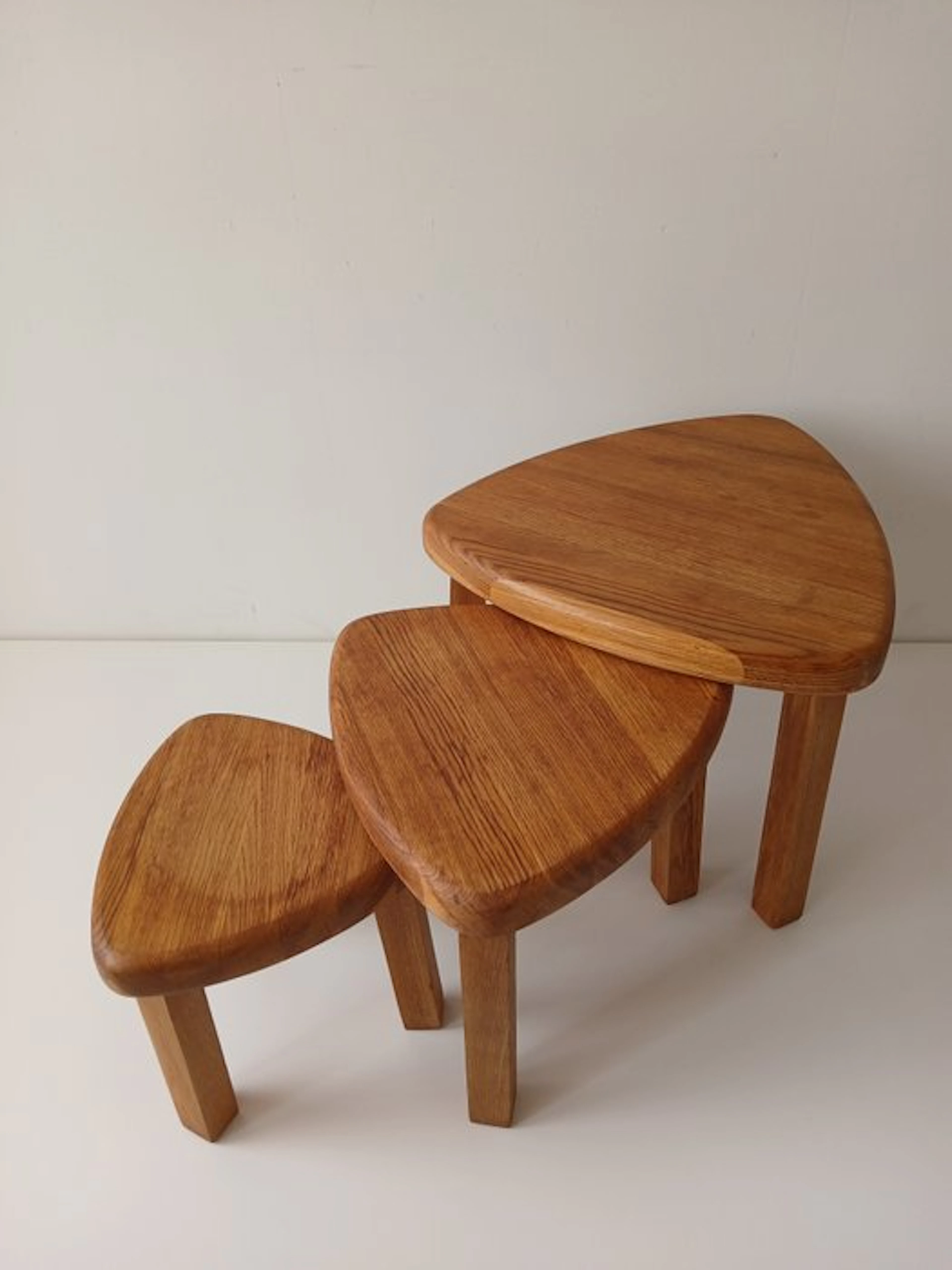 Nesting tables - Oak - Three side tables