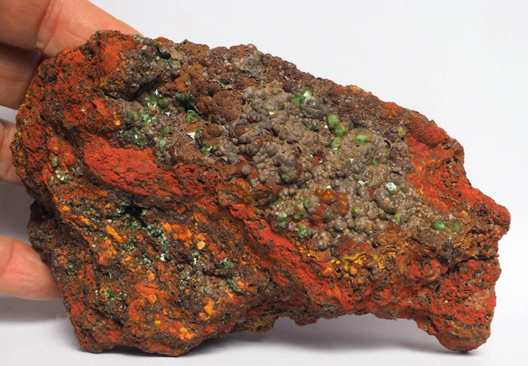 Adamite Crystals on matrix - Height: 14 cm - Width: 11 cm- 500 g