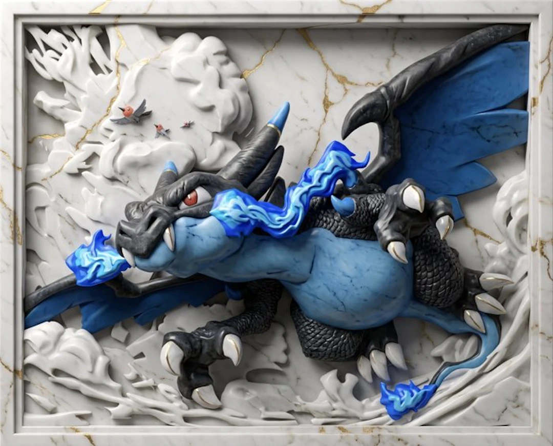 Makayhos - [Canvas] Mega Charizard X – Dragon Ascent