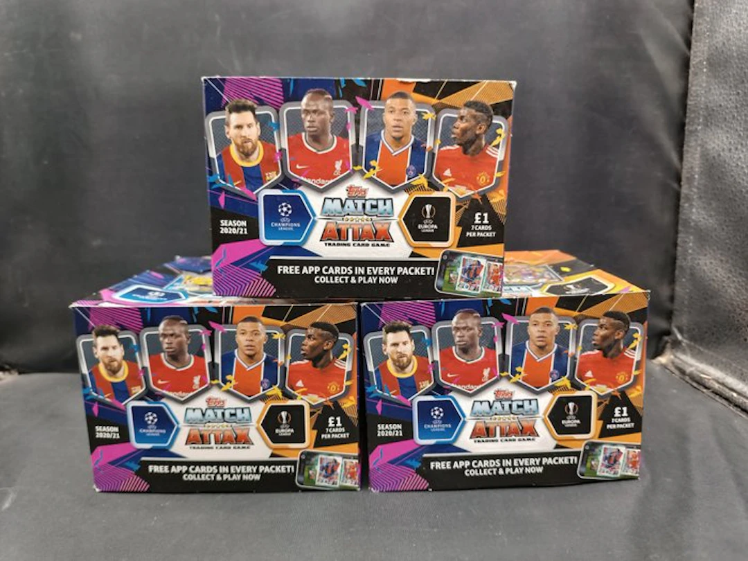 Topps 3 Box Topps Match Attax 2020/21 Champions Europa...