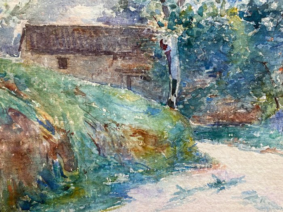 Joseph Lamberton (1867-1943) - Paysage - L'Allée...