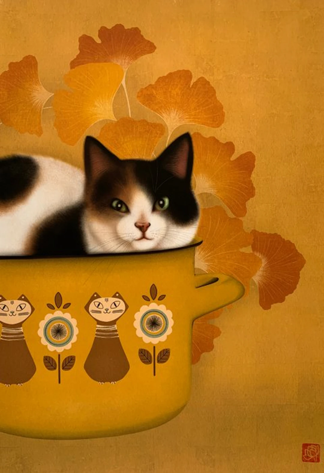 "Cat pot" - NO RESERVE - Ana Maia - Sweden (No reserve price)