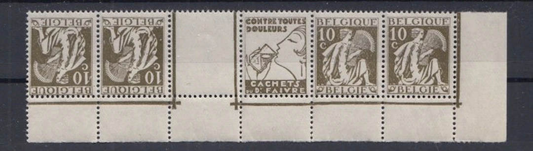 Belgium 1932 - Pub combination - OBP : PUc B 60