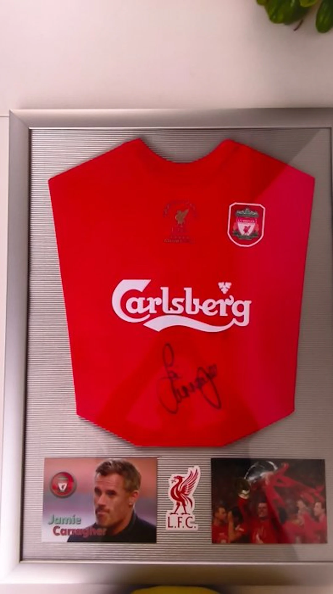 Liverpool - Champions Football League - Jamie Carragher - 2005 - Football shirt