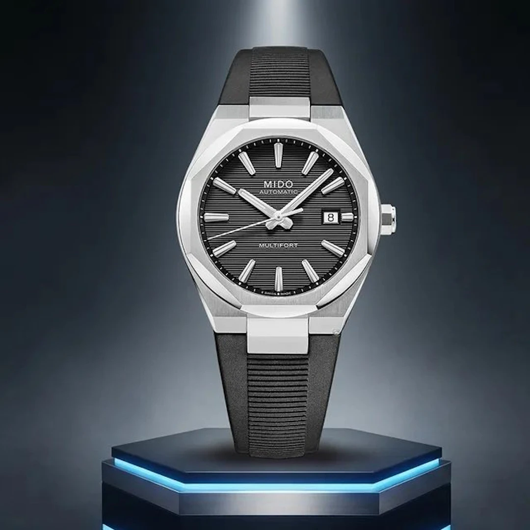 Mido - Mido Multifort 8 One Crown Automatic Black Dial...