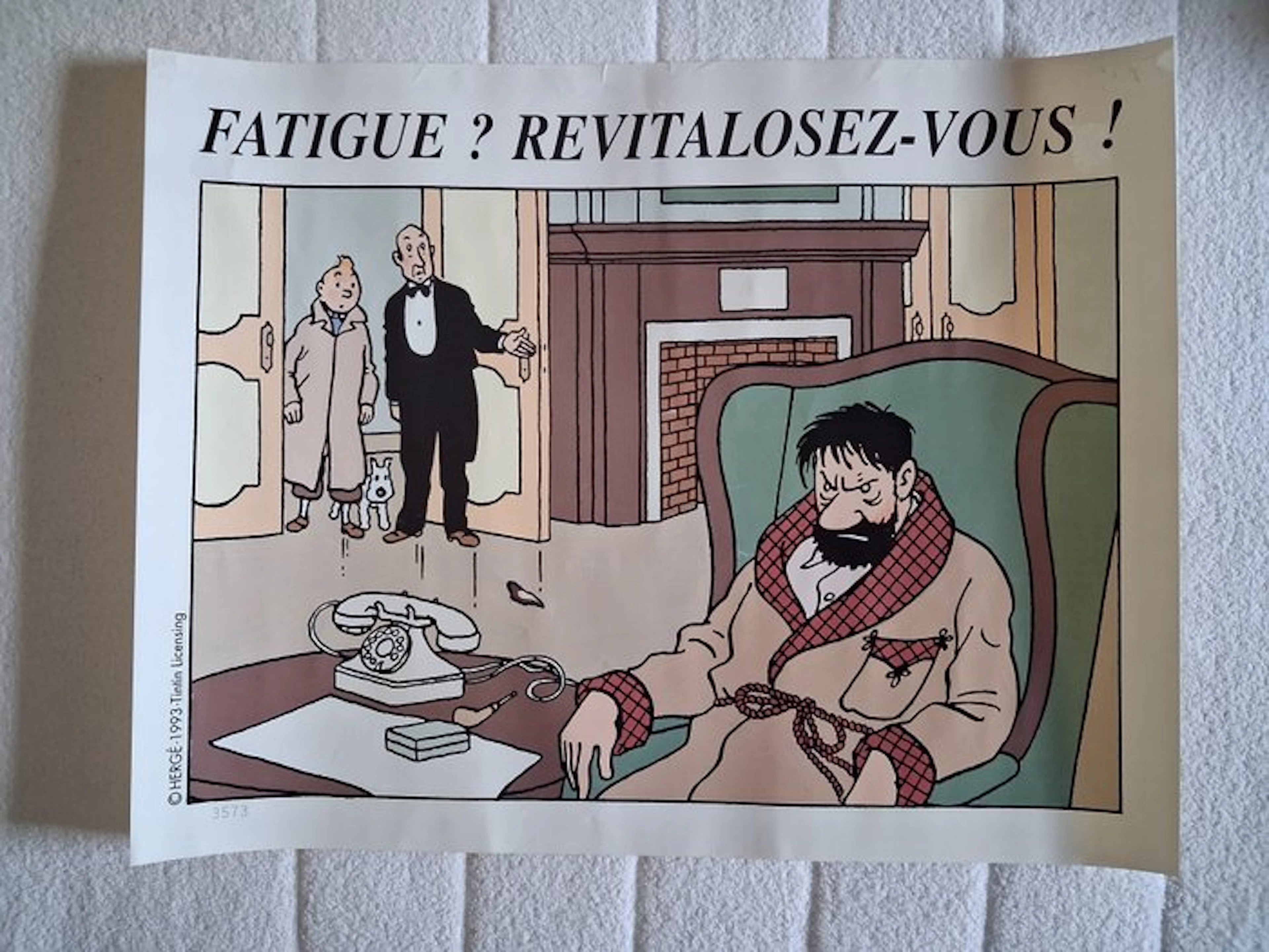 Tintin - 2 Poster - Tintin Licensing - 1993
