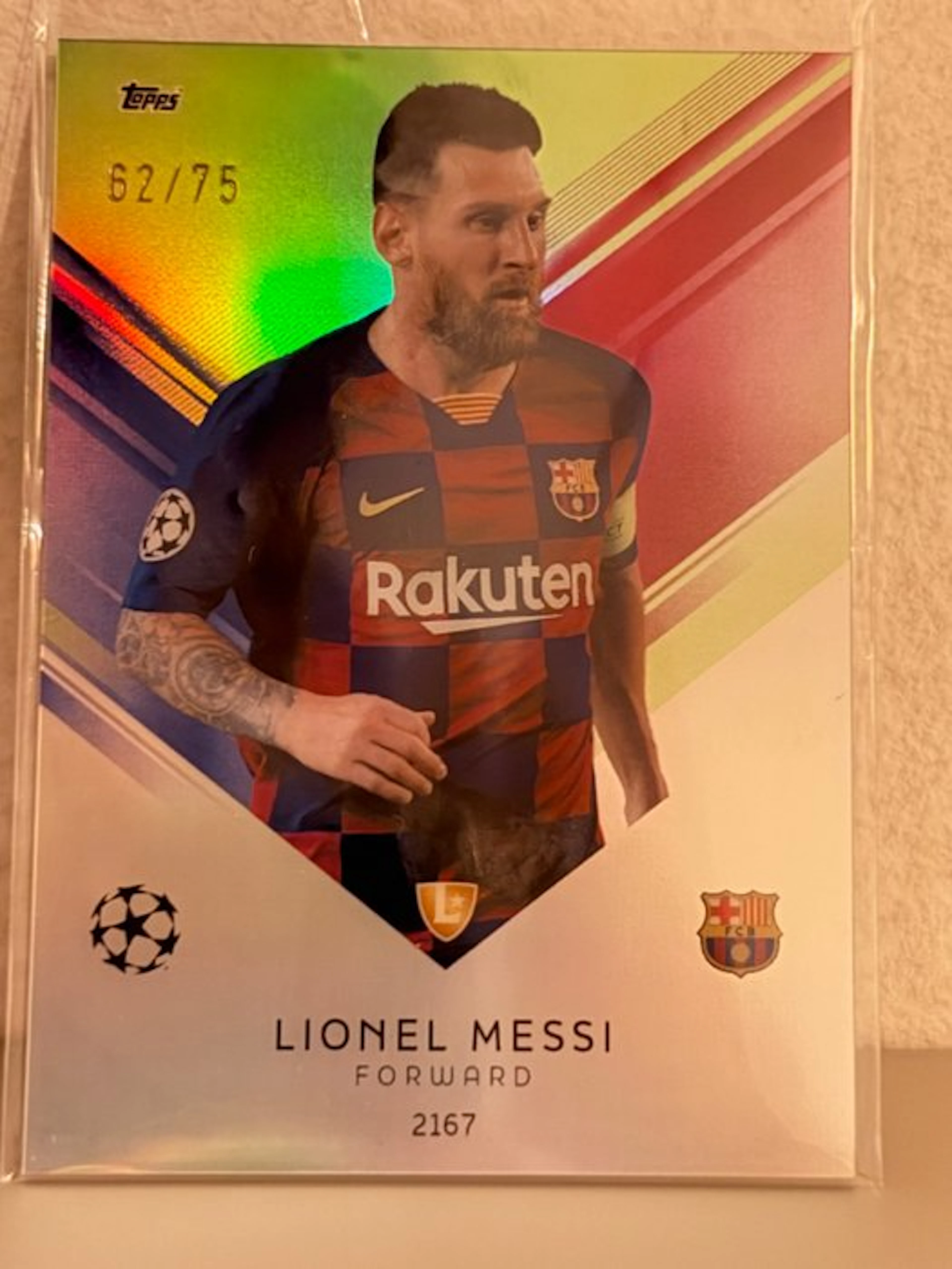 Topps Topps Total Football Lionel Messi /75Lionel Messi –...
