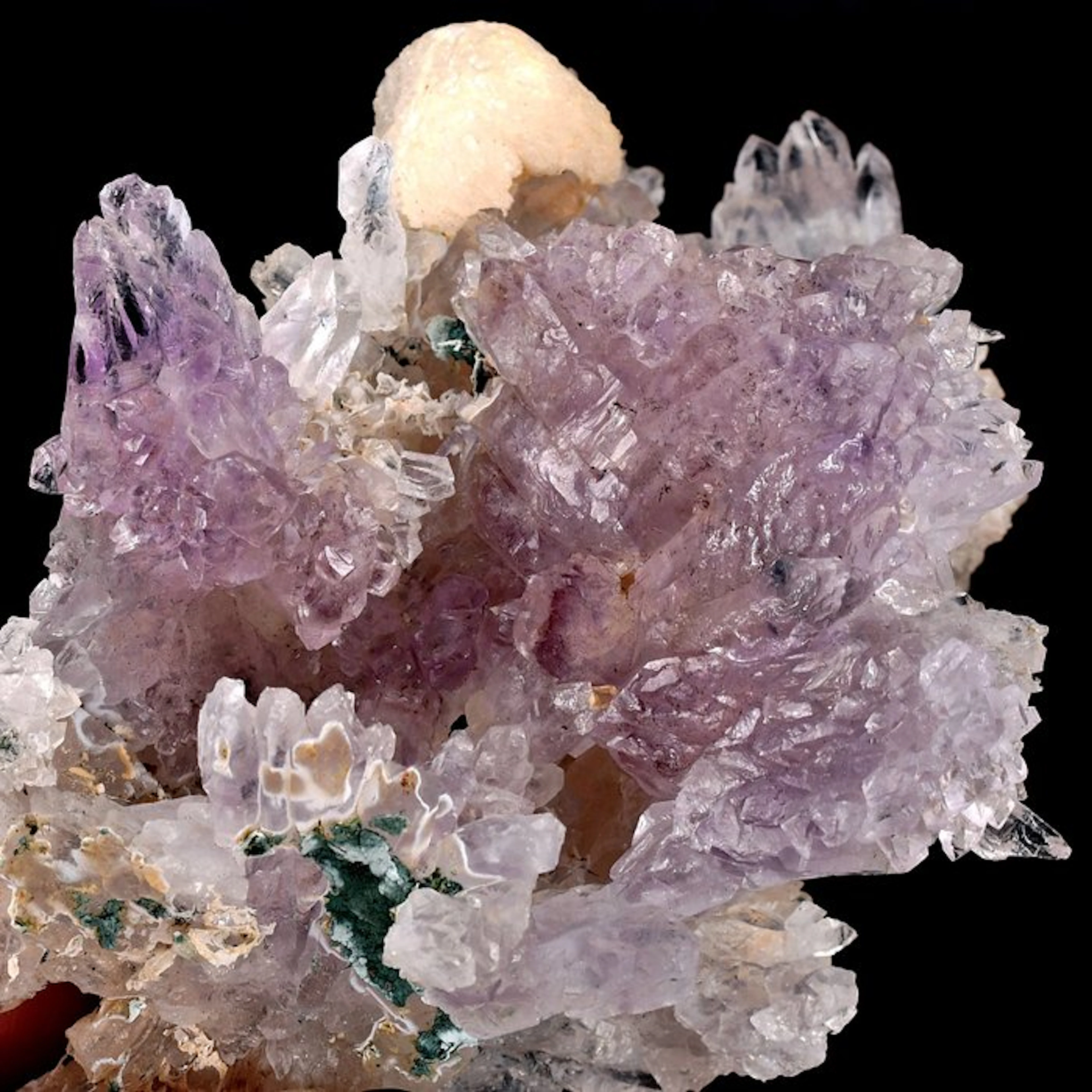 Beautiful Amethyst Quartz Flower from Brazil - Height...