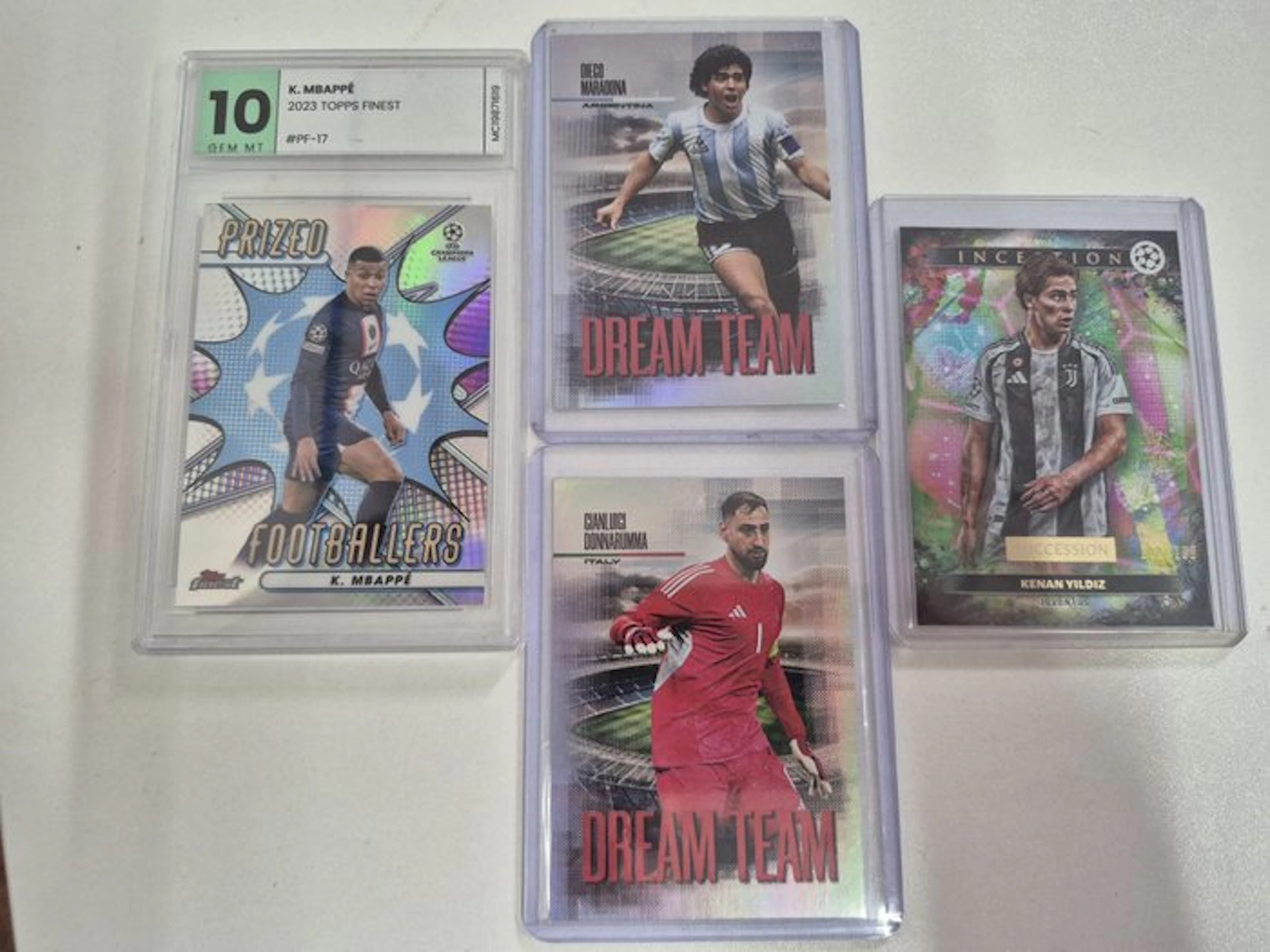 Lotto Futera/Topps: Maradona 18/20+Donnarumma...