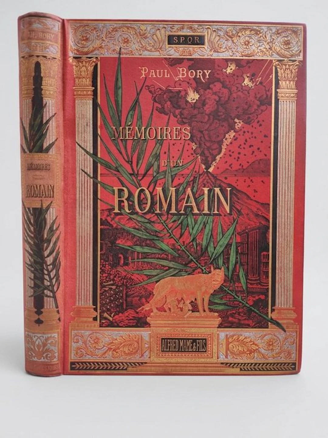 Paul Bory - Mémoires d'un Romain - [EO] - Superbe cartonnage d'éditeur - 1890