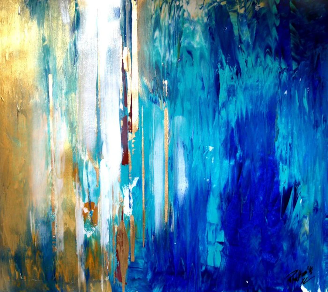 Bianca Pettrau (1972) - Citrine lazuli de la serie Filon