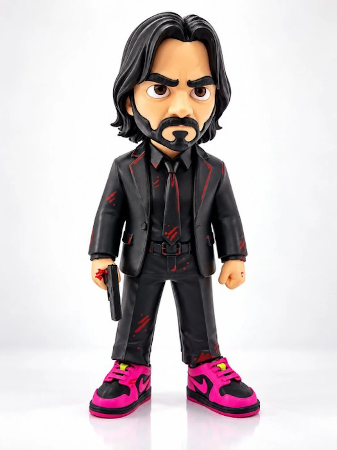 Alvin Silvrants - John Wick NIKE AIR Art Statue - designer toy