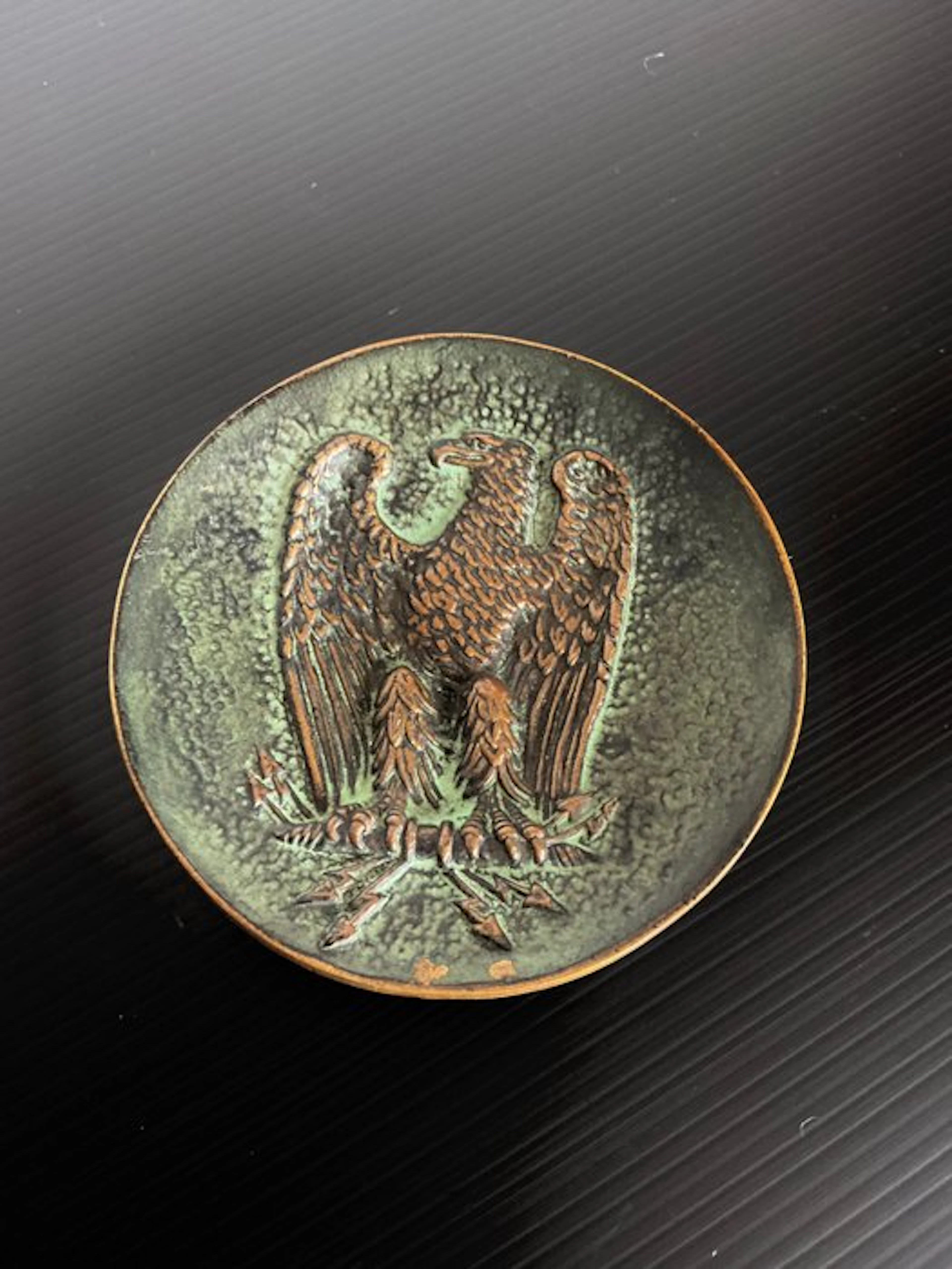 Vide poche - Max Le Verrier - Art Deco - France - Imperial Eagle