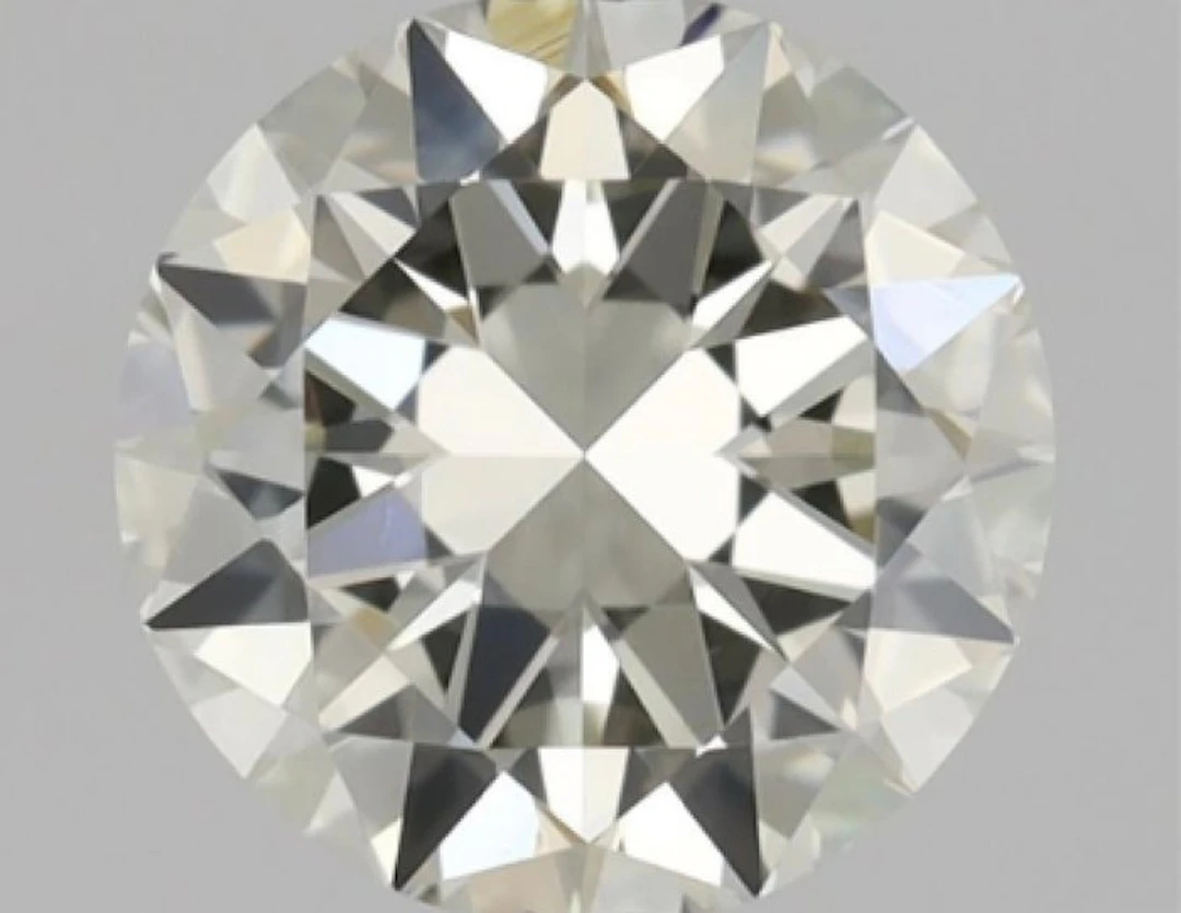 1 pcs Diamond (Natural) - 0.60 ct - Round - K - VVS1...