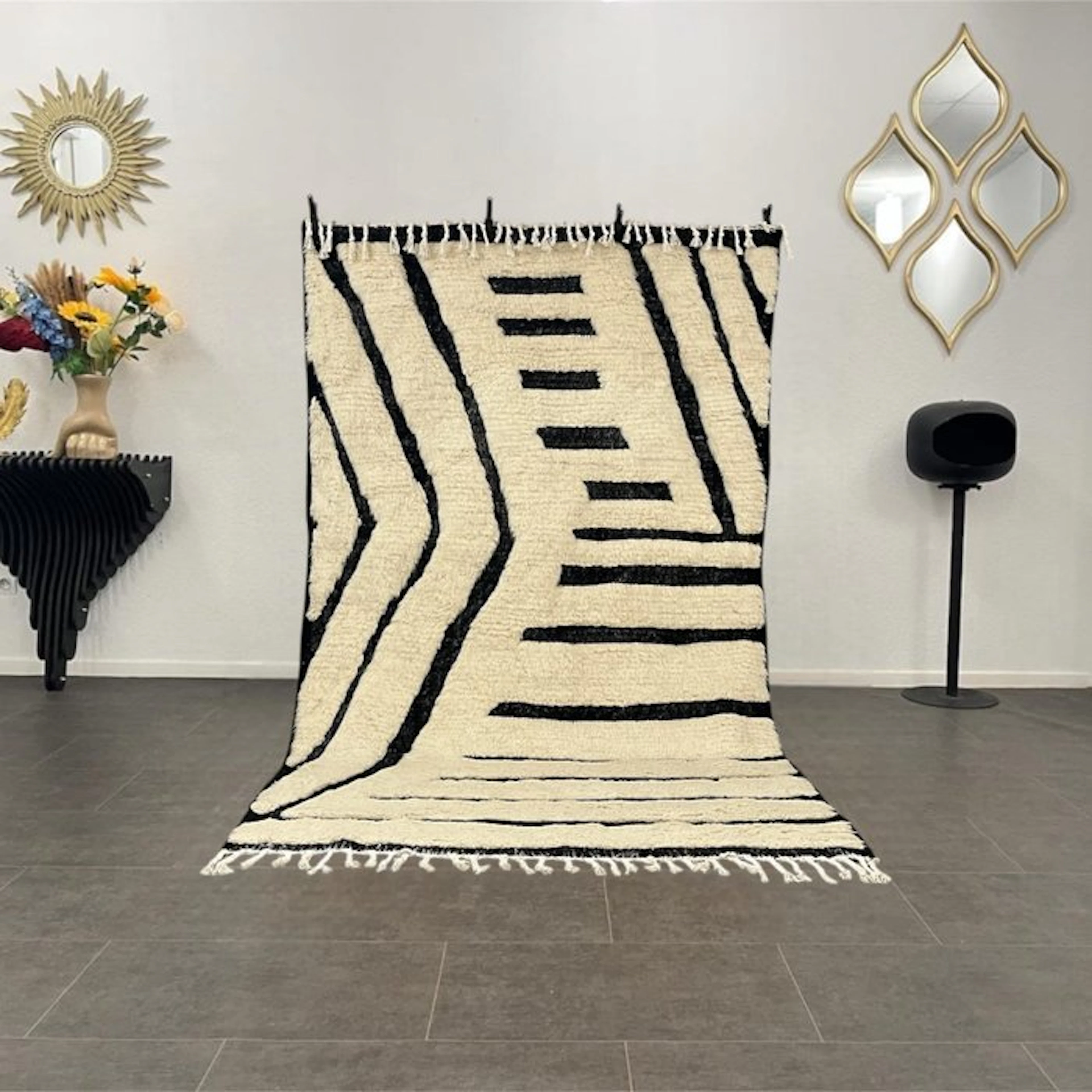 Berber, 100% wool rug – traditional weaving – new...