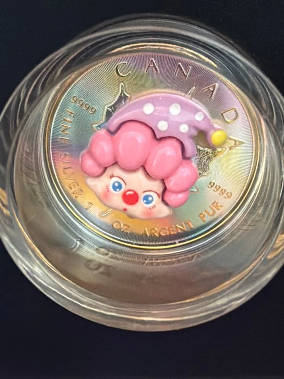 Canada. 5 Dollars 2025 Clown Insert 1 oz (.999) mit CoA und BOX