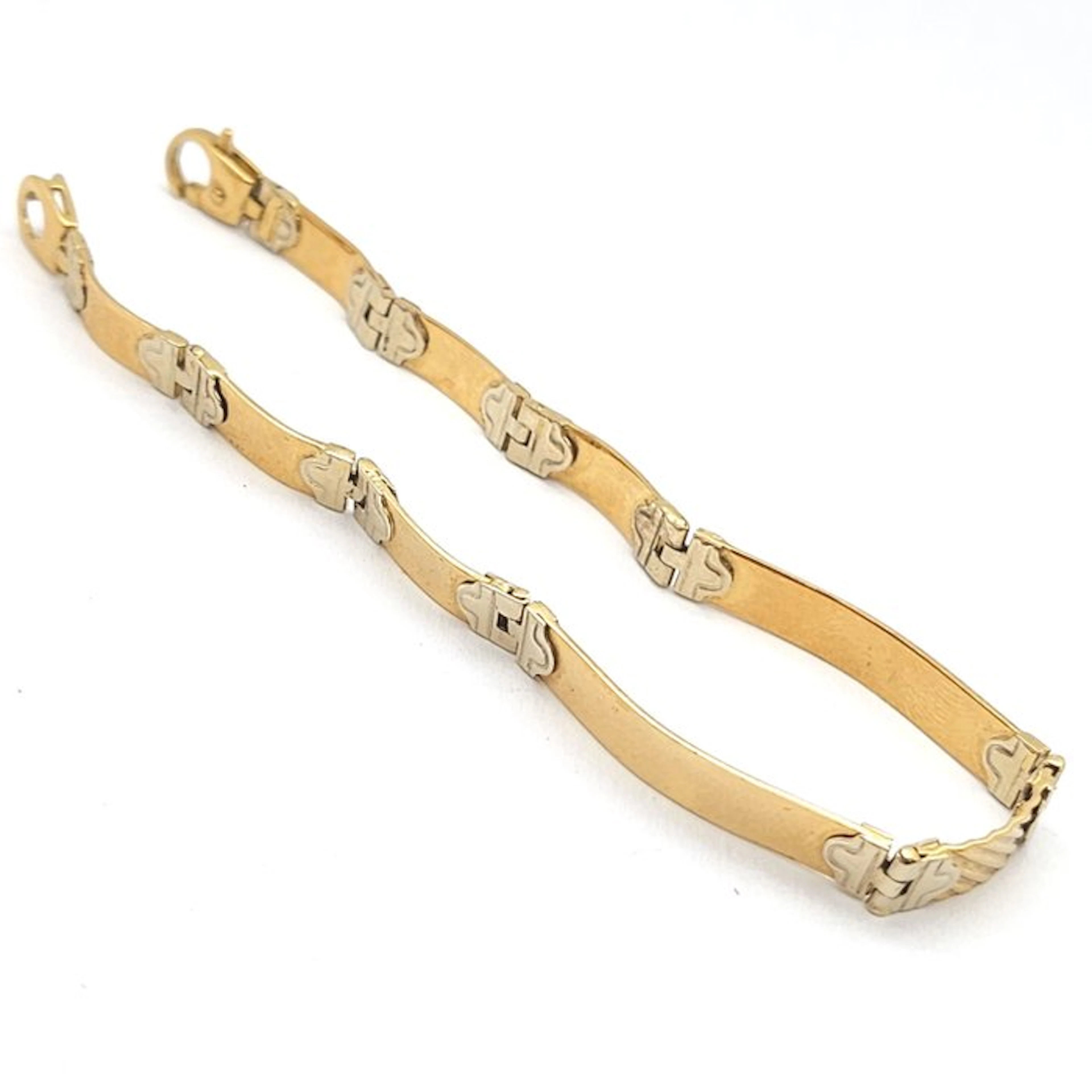 Bracelet - 18 kt. Yellow gold, White gold