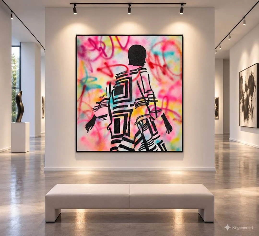 Timo Wedell - Colorful Dune Walker - XL - Street Pop Art