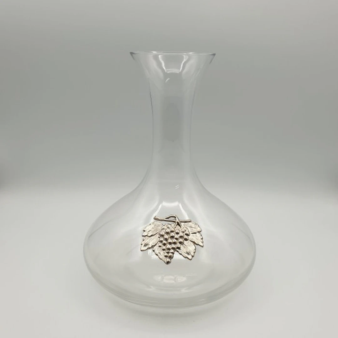 Decanter "Uva" in Cristallo e Argento 925 fiorentino - Decanter - .925 silver