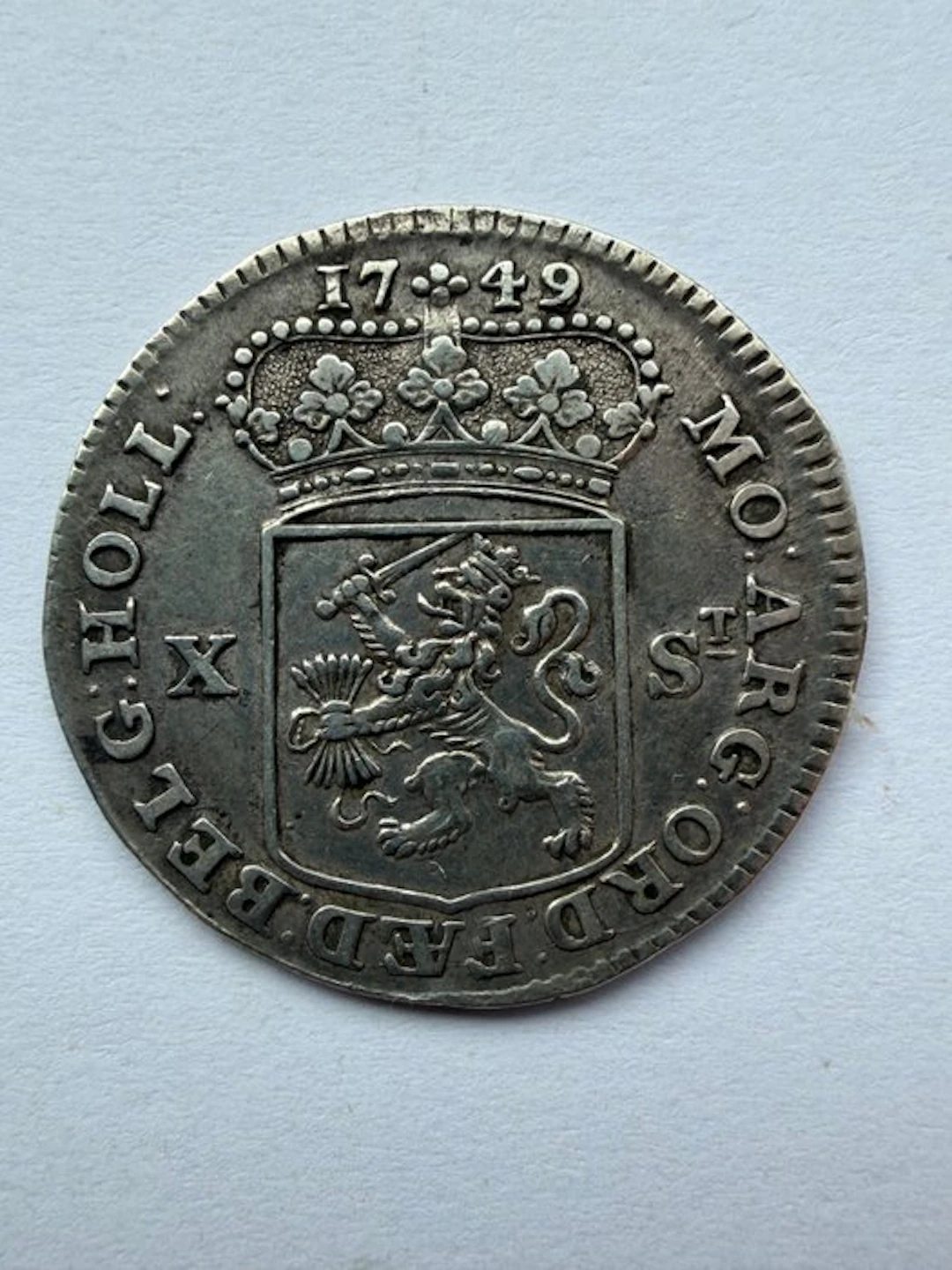 Netherlands, Holland 10 Stuiver 1749
