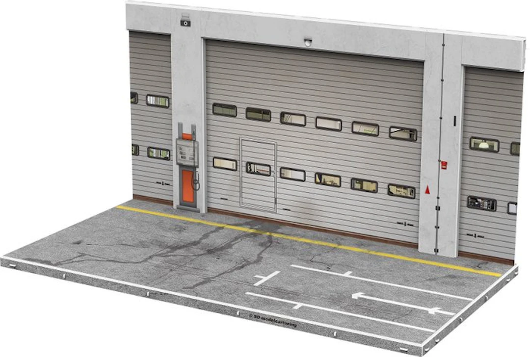 SD-modelcartuning 1:18 - Model car - Pitlane - Pitbox...