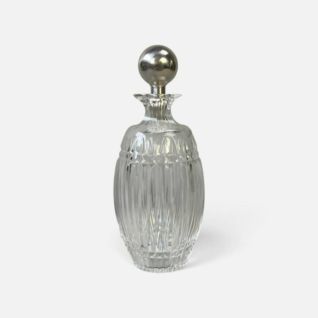 Decanter - Royal Brierley - Crystal decanter with...