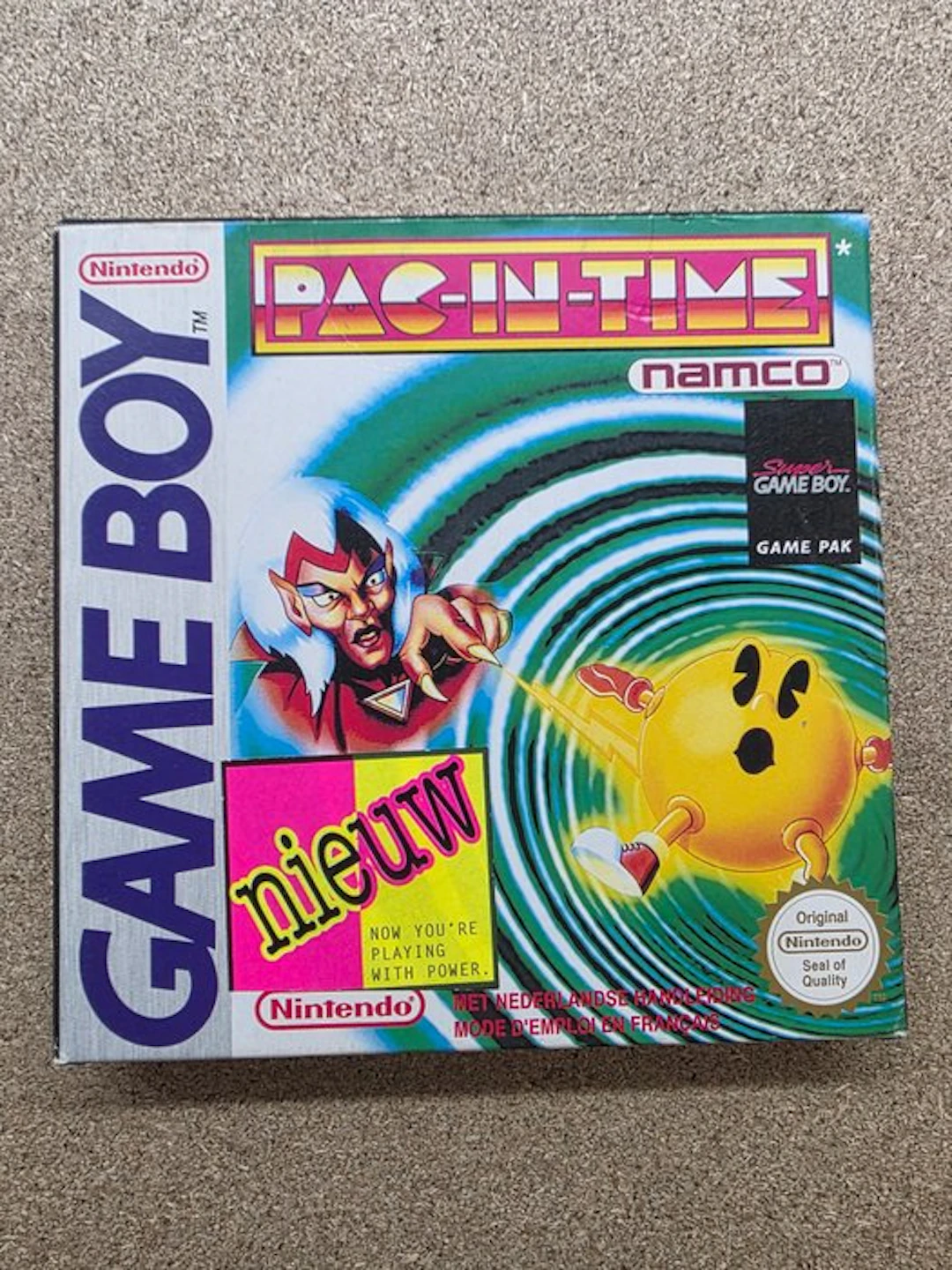 Nintendo - Gameboy Classic - "Pac-In-Time "namco"...