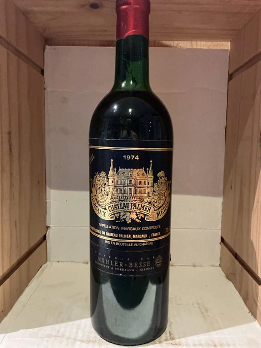 1974 Château Palmer - Margaux 3ème Grand Cru Classé - 1 Bottle (0.75L)