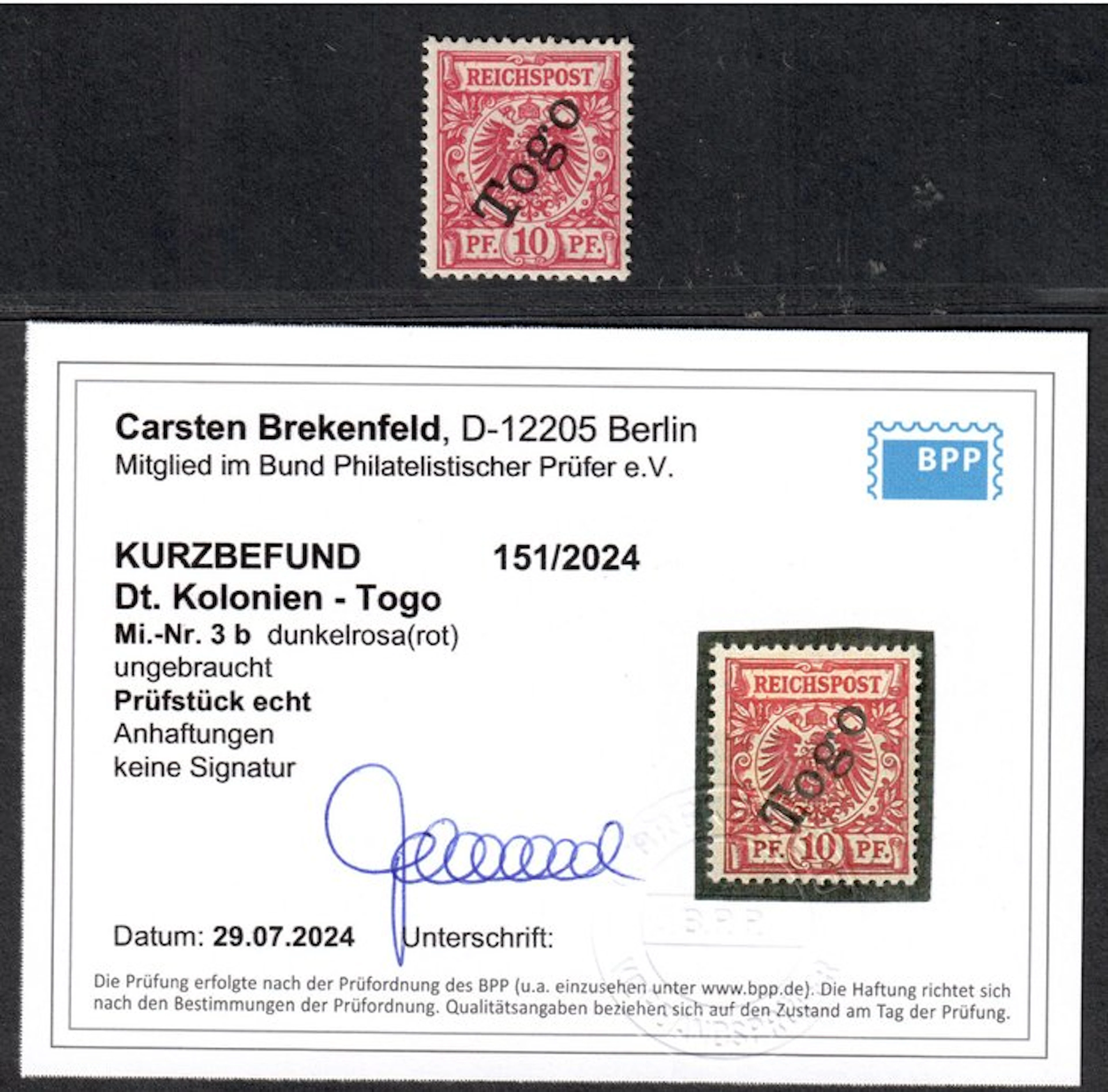 German Colonies - Togo - Togo Minr