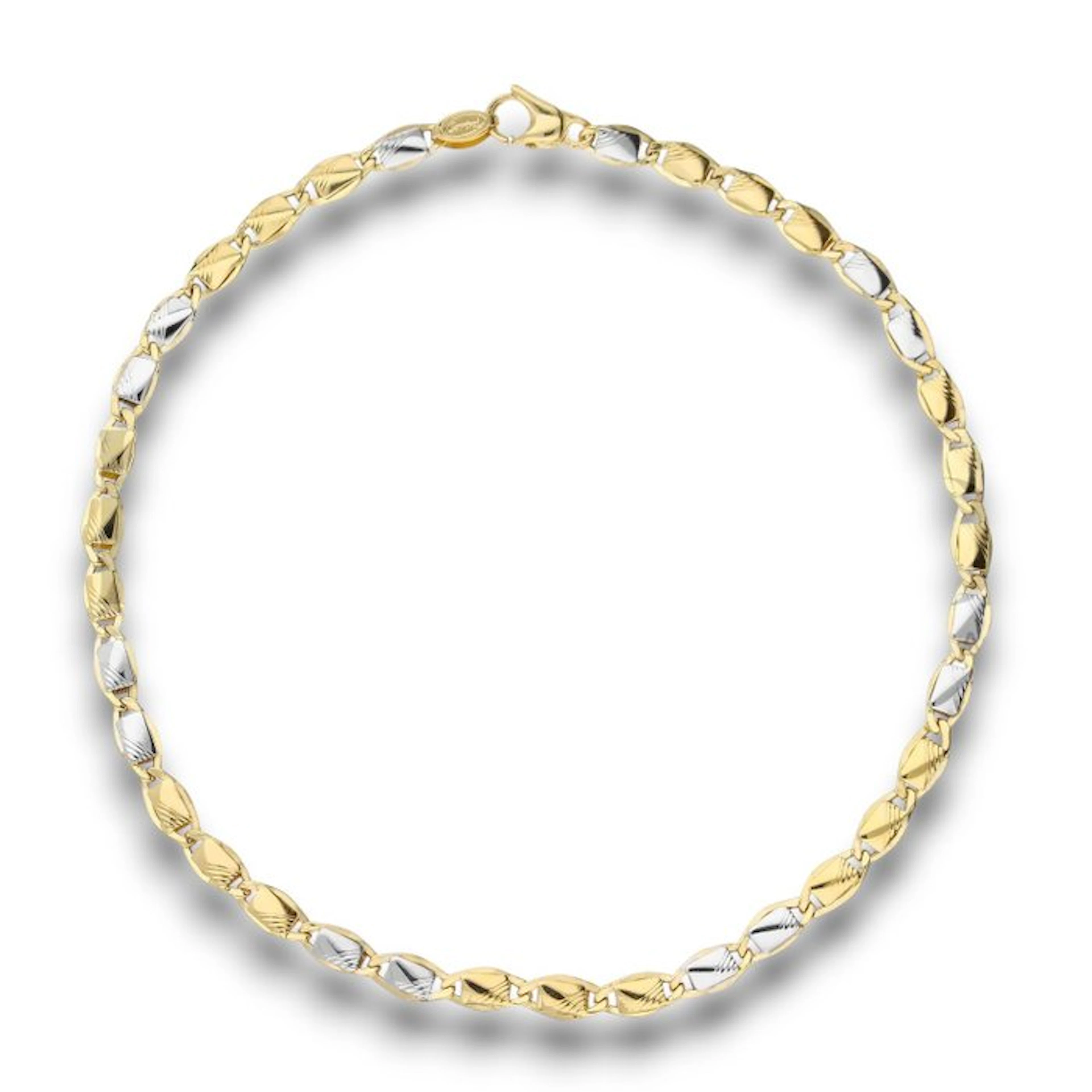 Bracelet - 18 kt. Yellow gold, White gold - Micro Bracelet 3.5 g