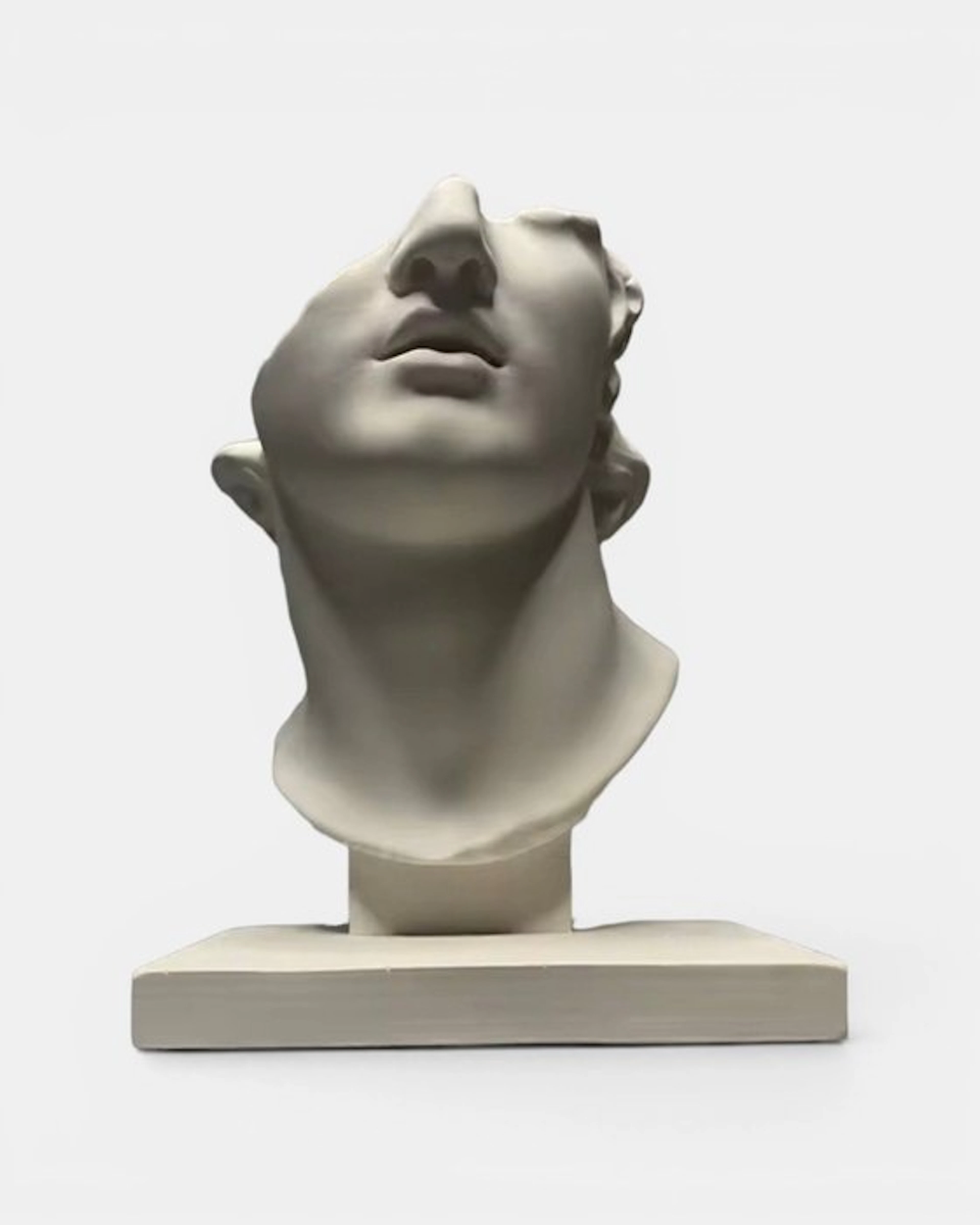 Figure - Mezza testa - Plaster